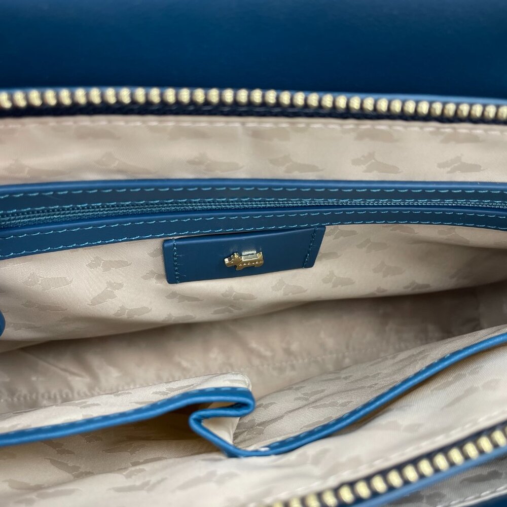 Radley London Driving Home For Christmas Medium Leather Satchel - Picture 12 of 16